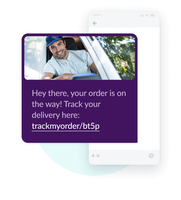 An example of a messaging service Esendex can provide is an order dispatch notification that you can send via a mobile messaging channel.
